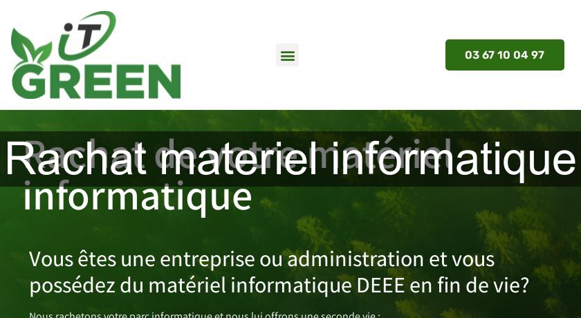 Rachat materiel informatique