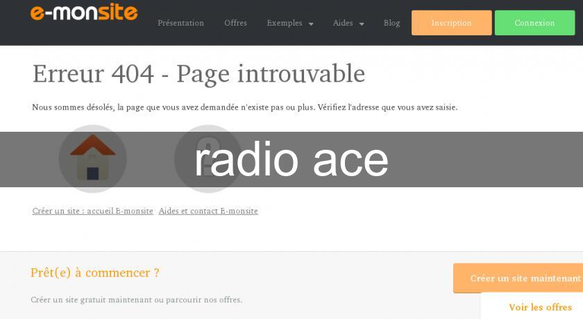radio ace radio ace