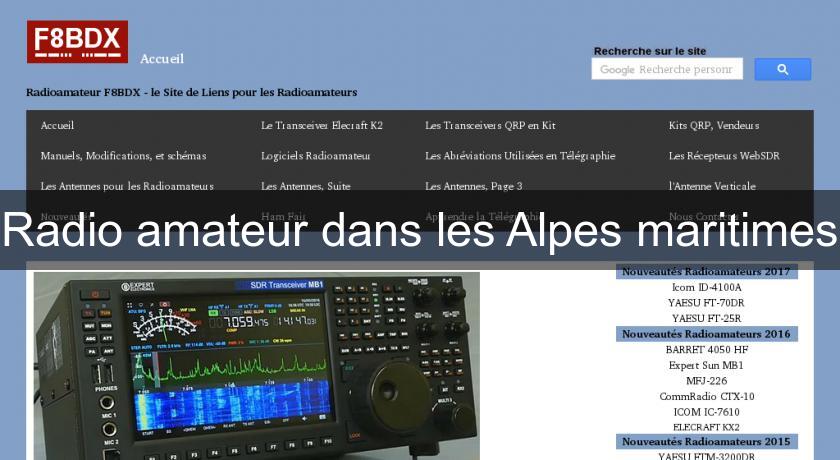 Radio amateur dans les Alpes maritimes Radio amateur dans les Alpes maritimes