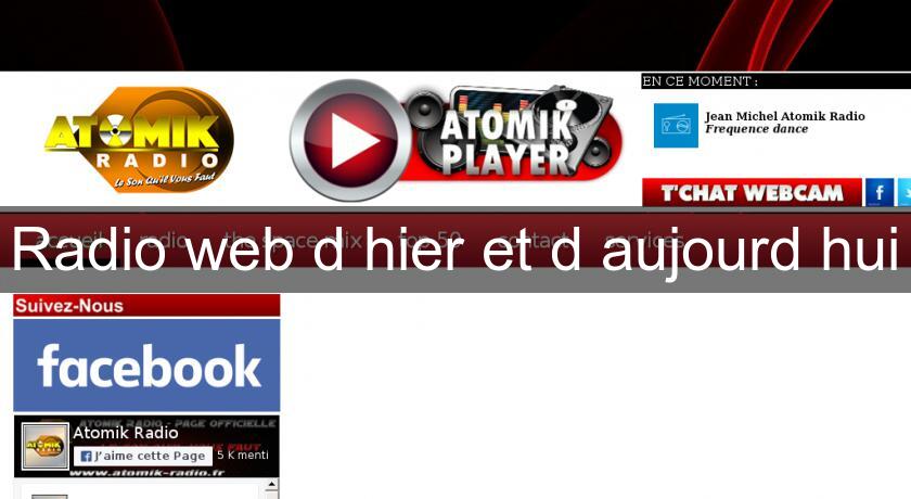 Radio web d'hier et d'aujourd'hui