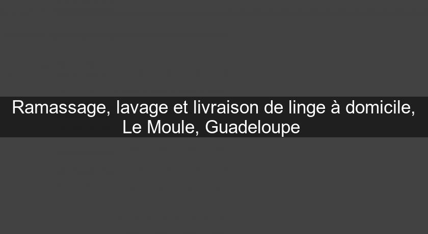 Ramassage, lavage et livraison de linge à domicile, Le Moule, Guadeloupe 