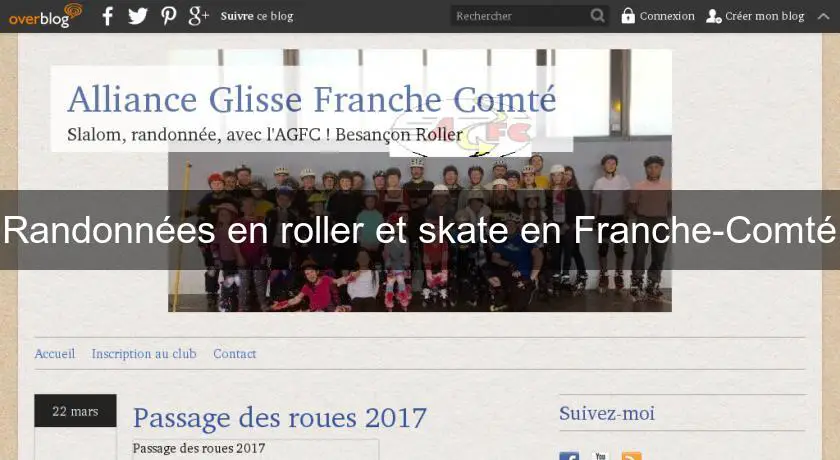 Randonnées en roller et skate en Franche-Comté