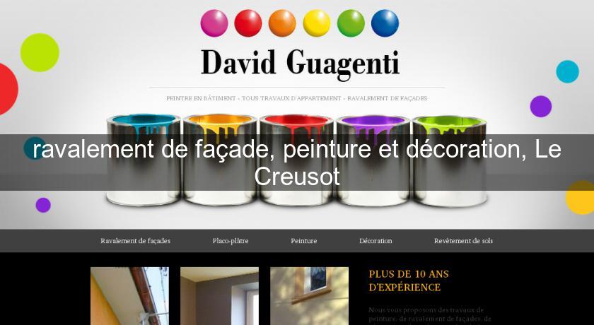 ravalement de façade, peinture et décoration, Le Creusot