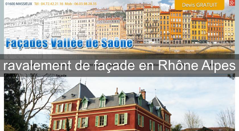 ravalement de façade en Rhône Alpes ravalement de façade en Rhône Alpes