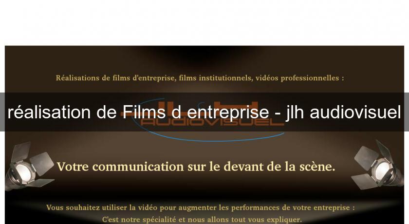 réalisation de Films d'entreprise - jlh audiovisuel