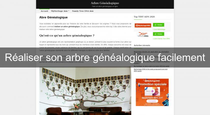 Réaliser son arbre généalogique facilement Réaliser son arbre généalogique facilement