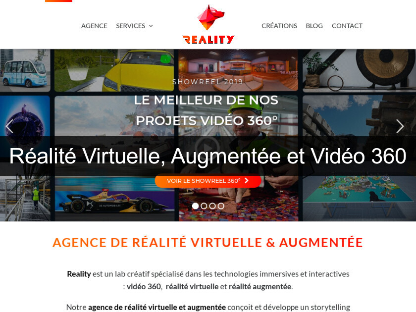 Réalité Virtuelle, Augmentée et Vidéo 360 Réalité Virtuelle, Augmentée et Vidéo 360