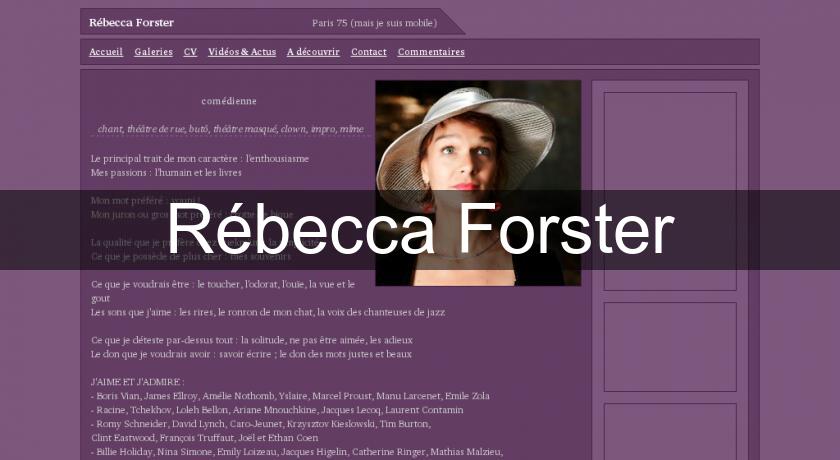 Rébecca Forster Rébecca Forster
