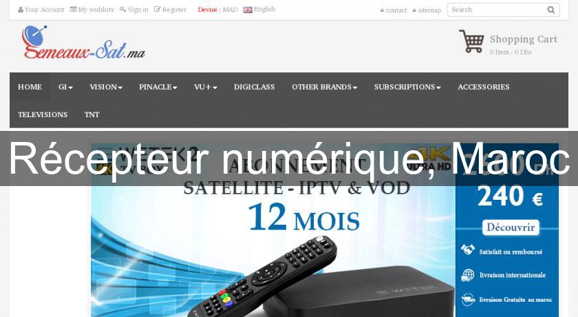 Récepteur numérique, Maroc Récepteur numérique, Maroc