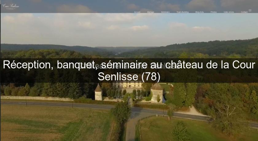 Réception, banquet, séminaire au château de la Cour Senlisse (78)