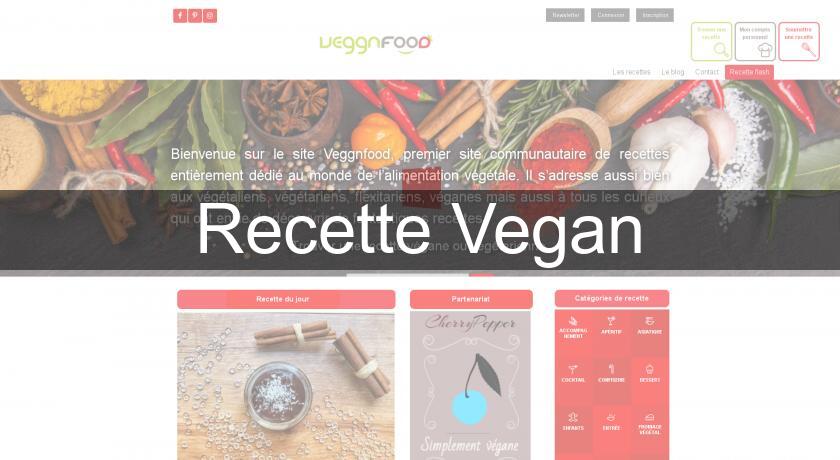 Recette Vegan