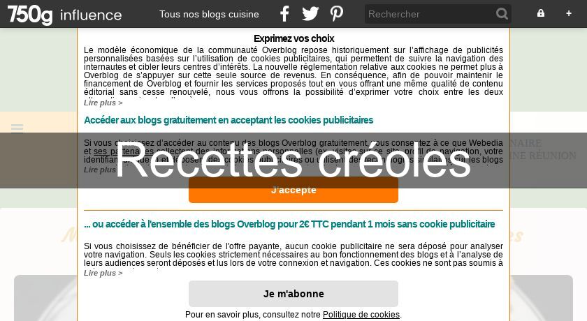 Recettes créoles Recettes créoles
