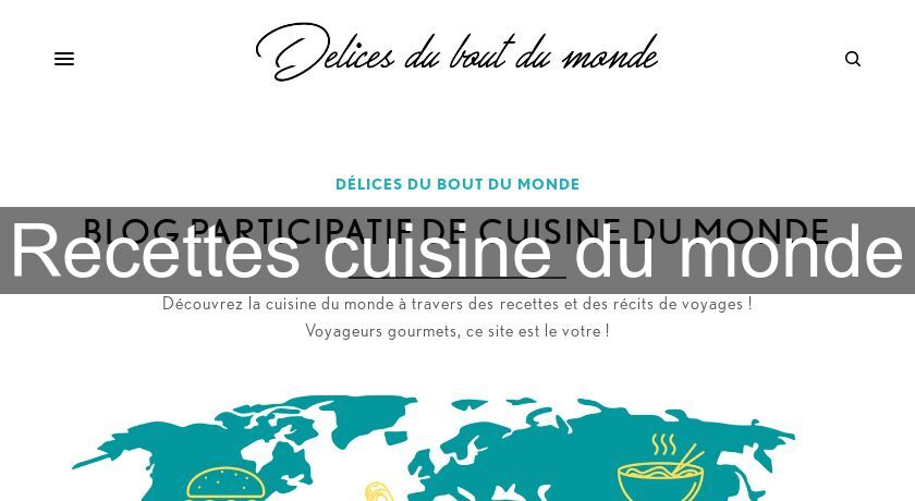 Recettes cuisine du monde