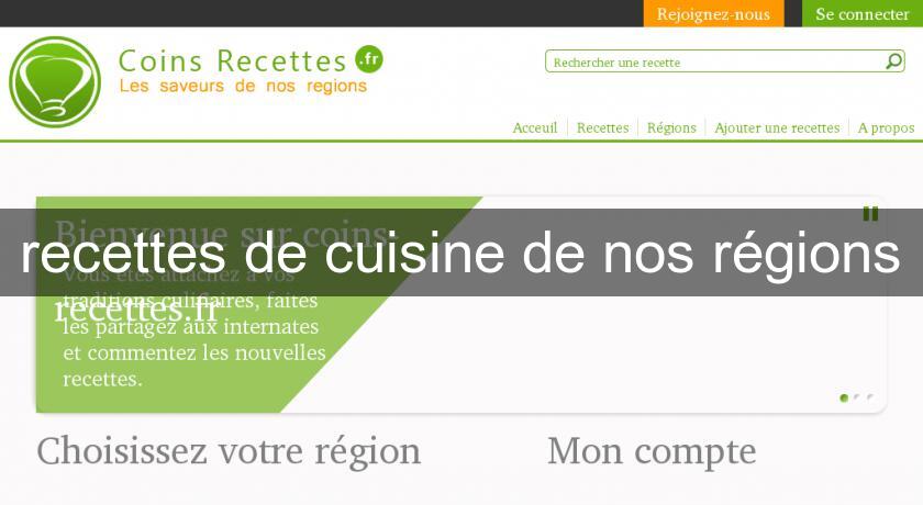 recettes de cuisine de nos régions recettes de cuisine de nos régions