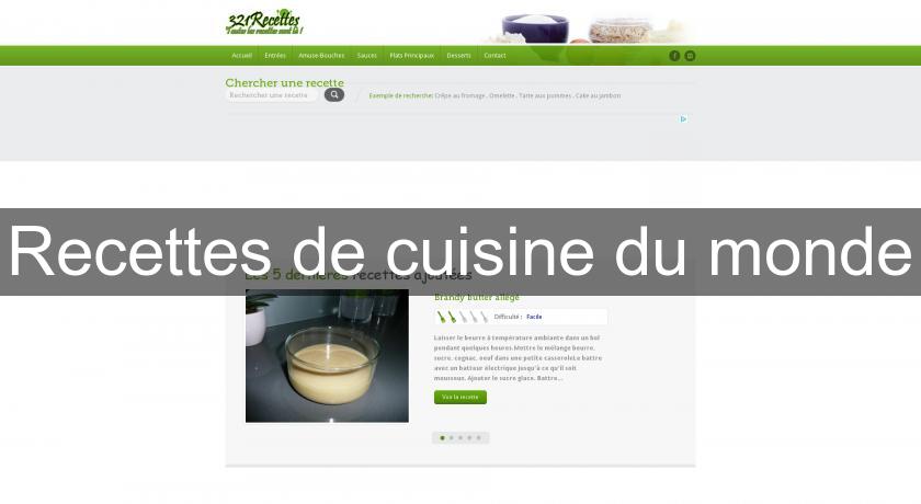 Recettes de cuisine du monde