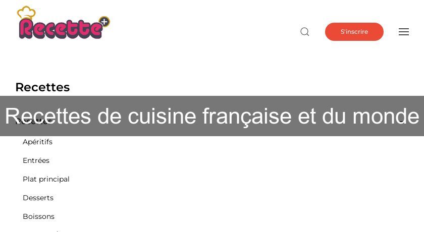Recettes de cuisine française et du monde Recettes de cuisine française et du monde