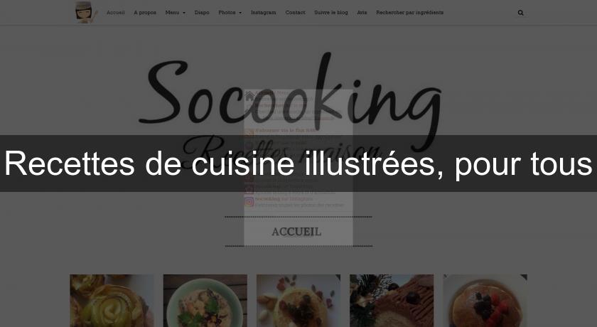 Recettes de cuisine illustrées, pour tous