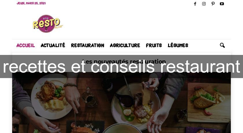 recettes et conseils restaurant