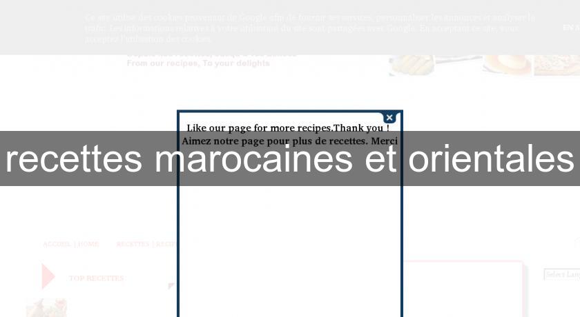 recettes marocaines et orientales recettes marocaines et orientales