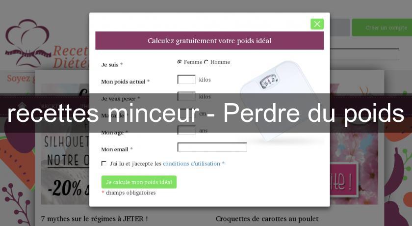 recettes minceur - Perdre du poids