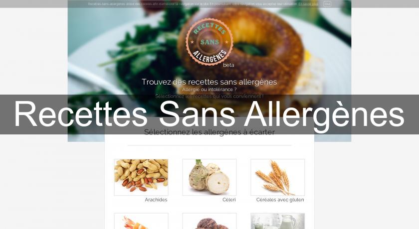 Recettes Sans Allergènes Recettes Sans Allergènes