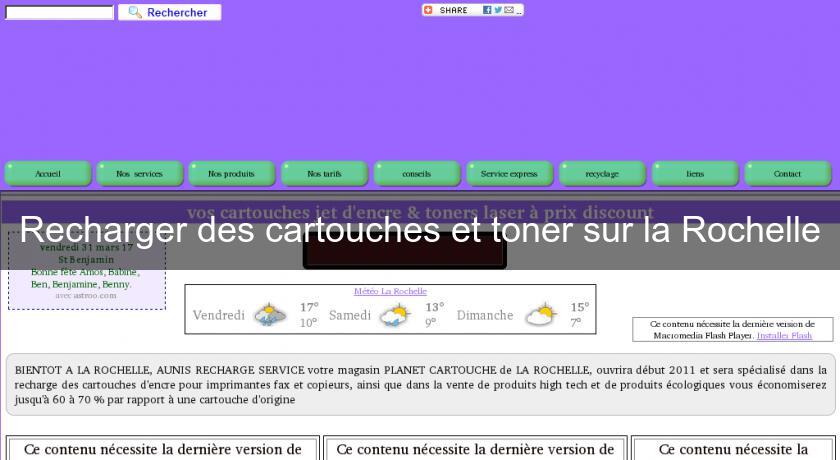 Recharger des cartouches et toner sur la Rochelle Recharger des cartouches et toner sur la Rochelle