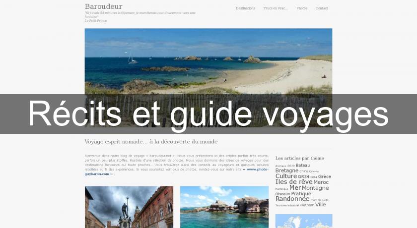 Récits et guide voyages Récits et guide voyages