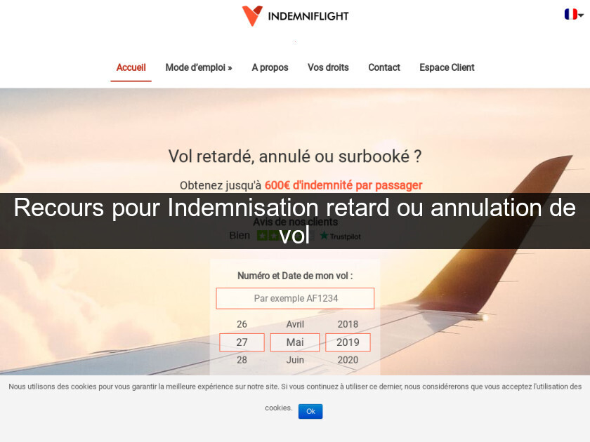 Recours pour Indemnisation retard ou annulation de vol