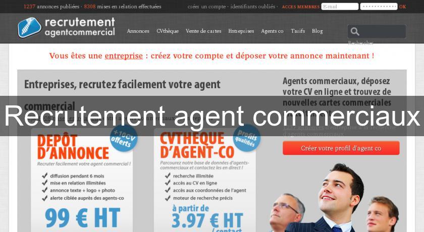 Recrutement agent commerciaux Recrutement agent commerciaux
