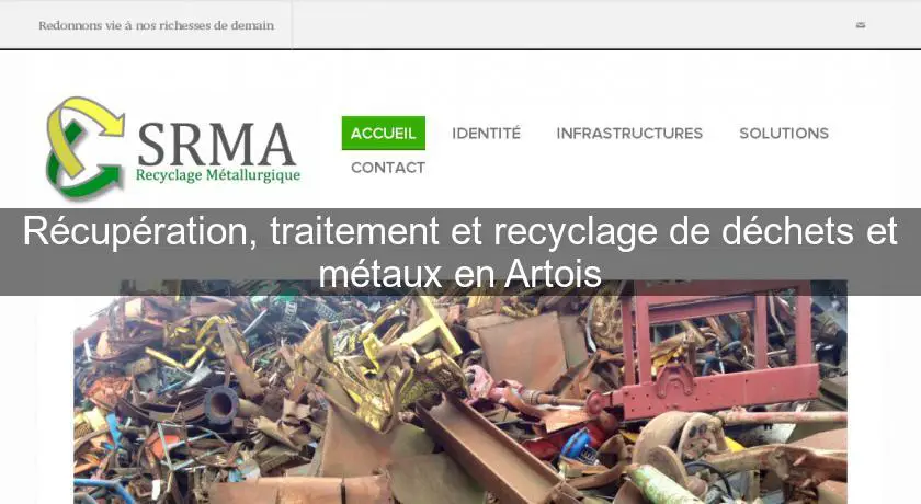 Récupération, traitement et recyclage de déchets et métaux en Artois