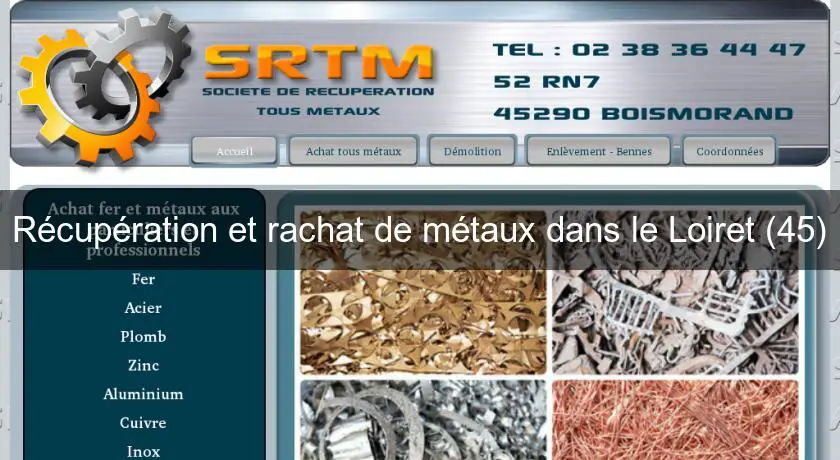 Récupération et rachat de métaux dans le Loiret (45)