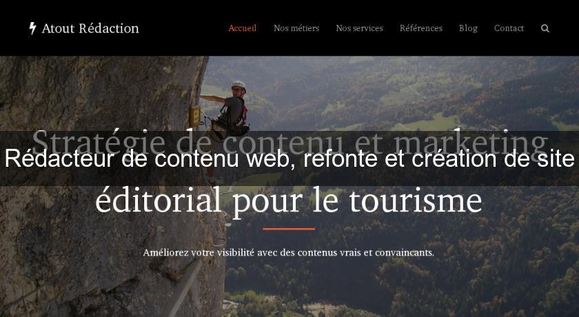Rédacteur de contenu web, refonte et création de site Rédacteur de contenu web, refonte et création de site