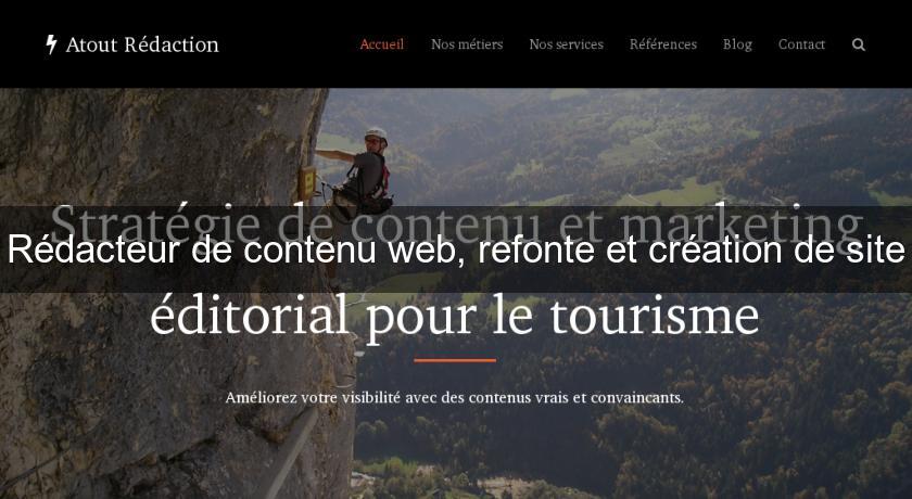 Rédacteur de contenu web, refonte et création de site