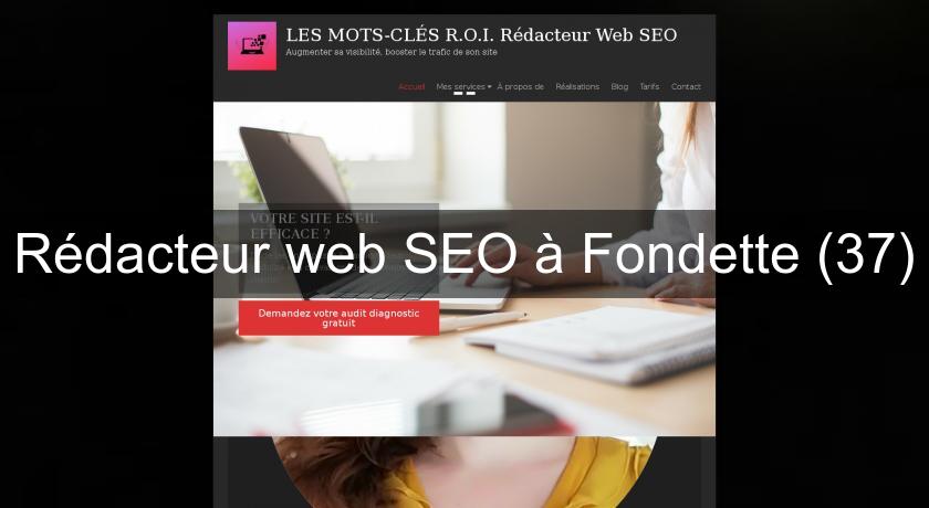 Rédacteur web SEO à Fondette (37) Rédacteur web SEO à Fondette (37)