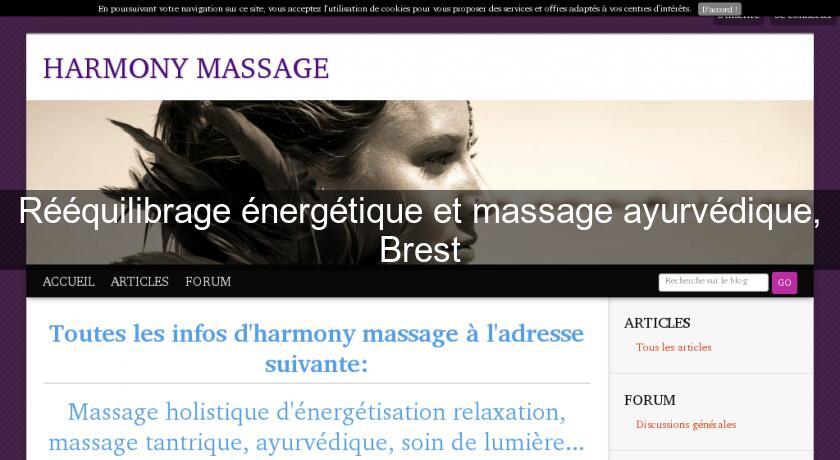 Rééquilibrage énergétique et massage ayurvédique, Brest Rééquilibrage énergétique et massage ayurvédique, Brest