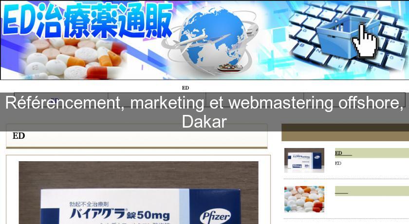 Référencement, marketing et webmastering offshore, Dakar Référencement, marketing et webmastering offshore, Dakar
