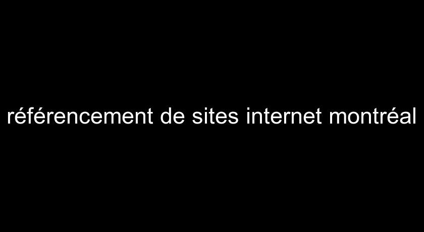 référencement de sites internet montréal