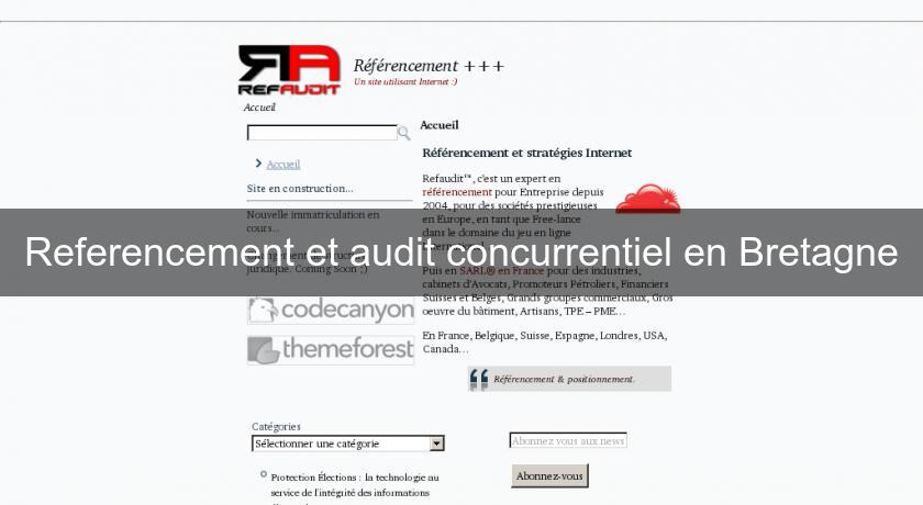 Referencement et audit concurrentiel en Bretagne