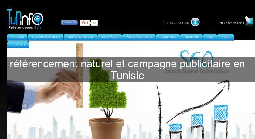 référencement naturel et campagne publicitaire en Tunisie