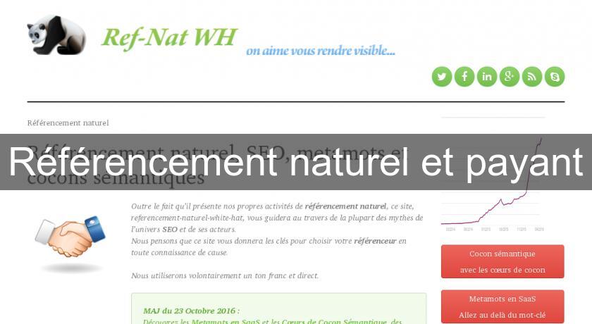 Référencement naturel et payant Référencement naturel et payant
