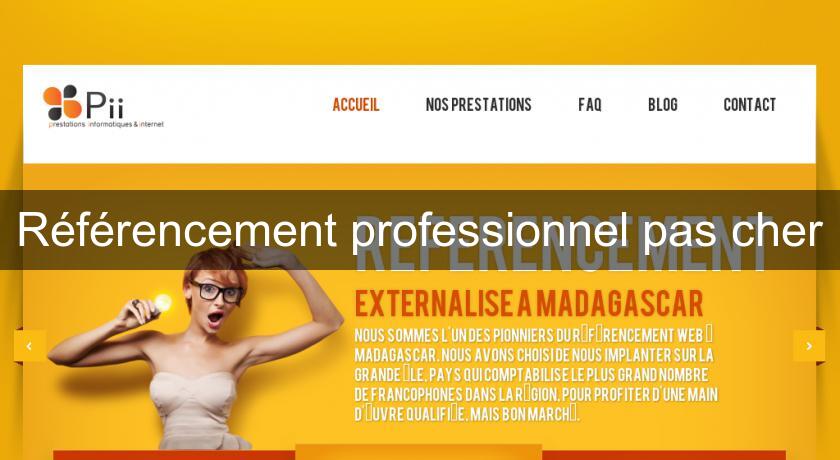 Référencement professionnel pas cher Référencement professionnel pas cher