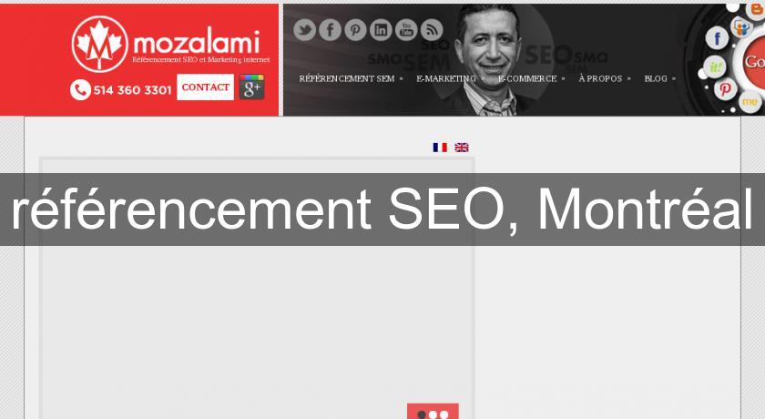référencement SEO, Montréal référencement SEO, Montréal