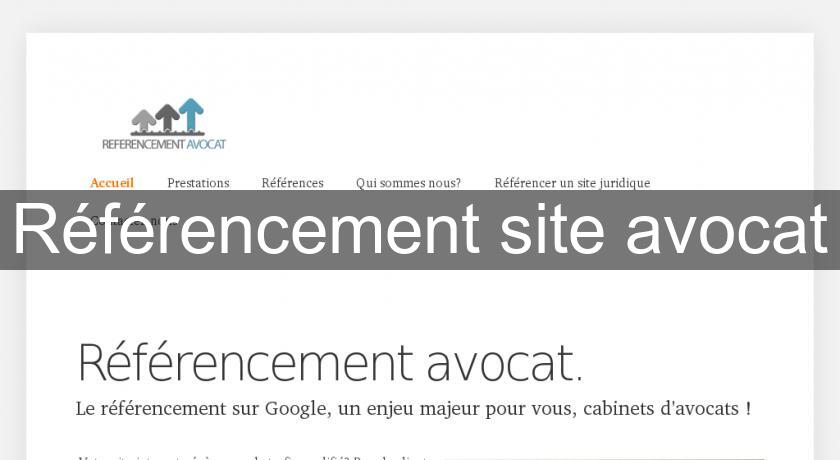 Référencement site avocat Référencement site avocat