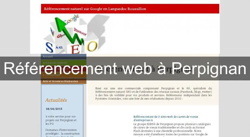Référencement web à Perpignan