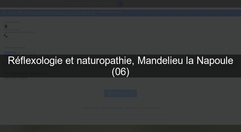 Réflexologie et naturopathie, Mandelieu la Napoule (06)