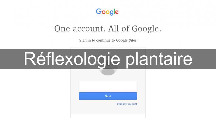 Réflexologie plantaire