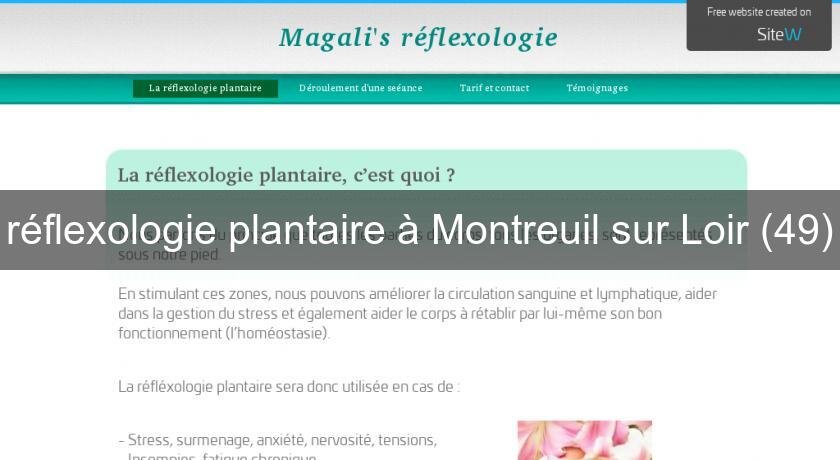 réflexologie plantaire à Montreuil sur Loir (49) réflexologie plantaire à Montreuil sur Loir (49)