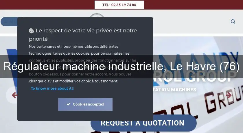 Régulateur machine industrielle, Le Havre (76)