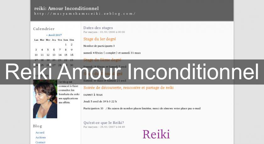 Reiki Amour Inconditionnel