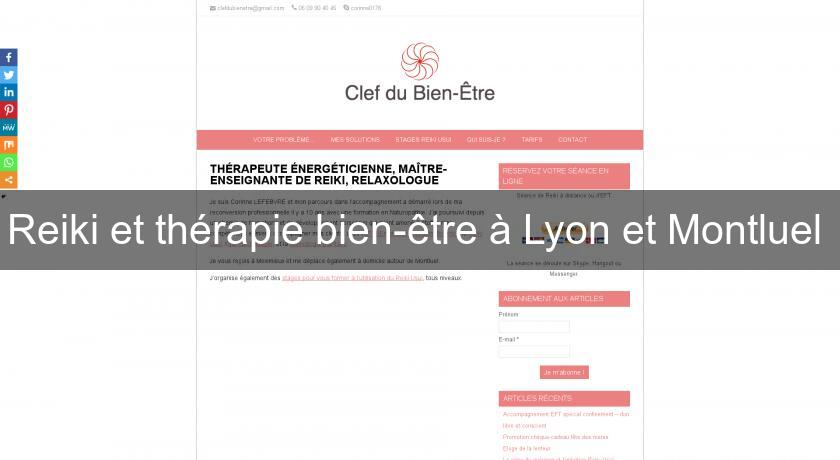 Reiki et thérapie bien-être à Lyon et Montluel 